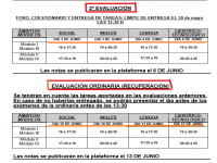 CAMBIO DE FECHA EXÁMENES ESPAD